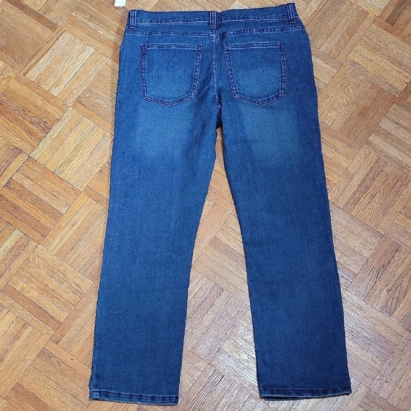 Wonder Nation Dark Blue Straight Jeans SIZE 14 HUSKY - Picture 5 of 5